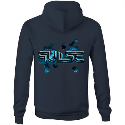 PULSE - Mens Pocket Hoodie - BACK PRINT