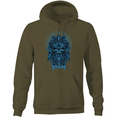 DEATHMOTH - Mens Pocket Hoodie - FRONT PRINT