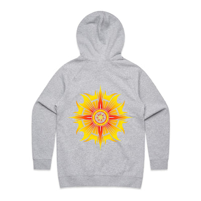 SUNDANCE (W) - Womens Pocket Hoodie - BACK PRINT