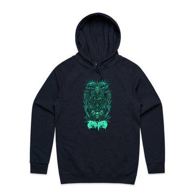 PARANOID II - Mens Pocket Hoodie - FRONT PRINT