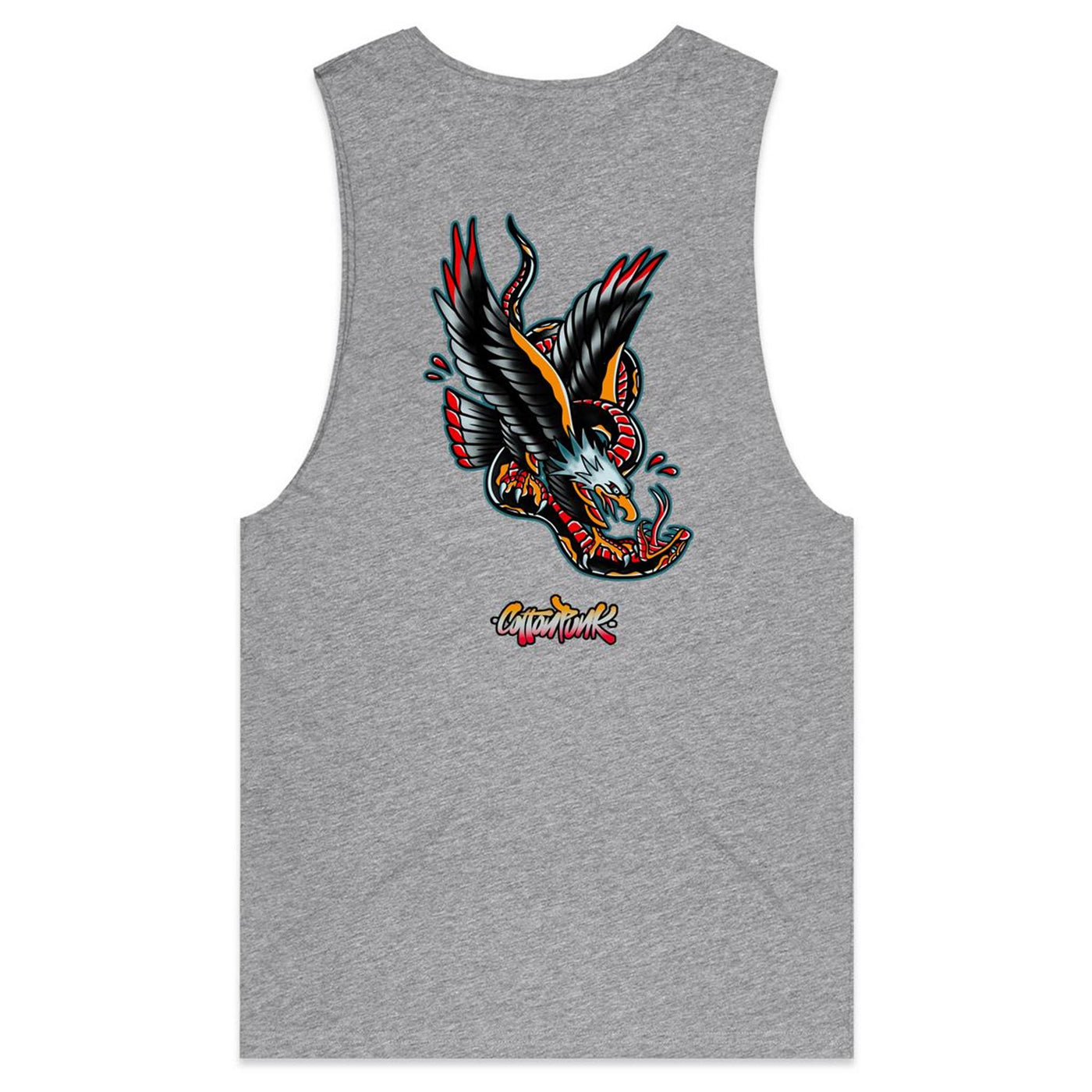 DEATH FROM ABOVE - Mens Sleeveless T-Shirt - BACK PRINT