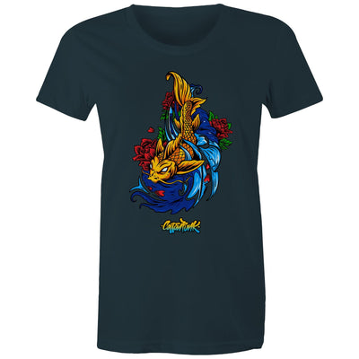 KOI (W) - Womens T-Shirt - FRONT PRINT