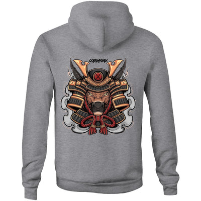 SPIRIT OX - Mens Pocket Hoodie - BACK PRINT