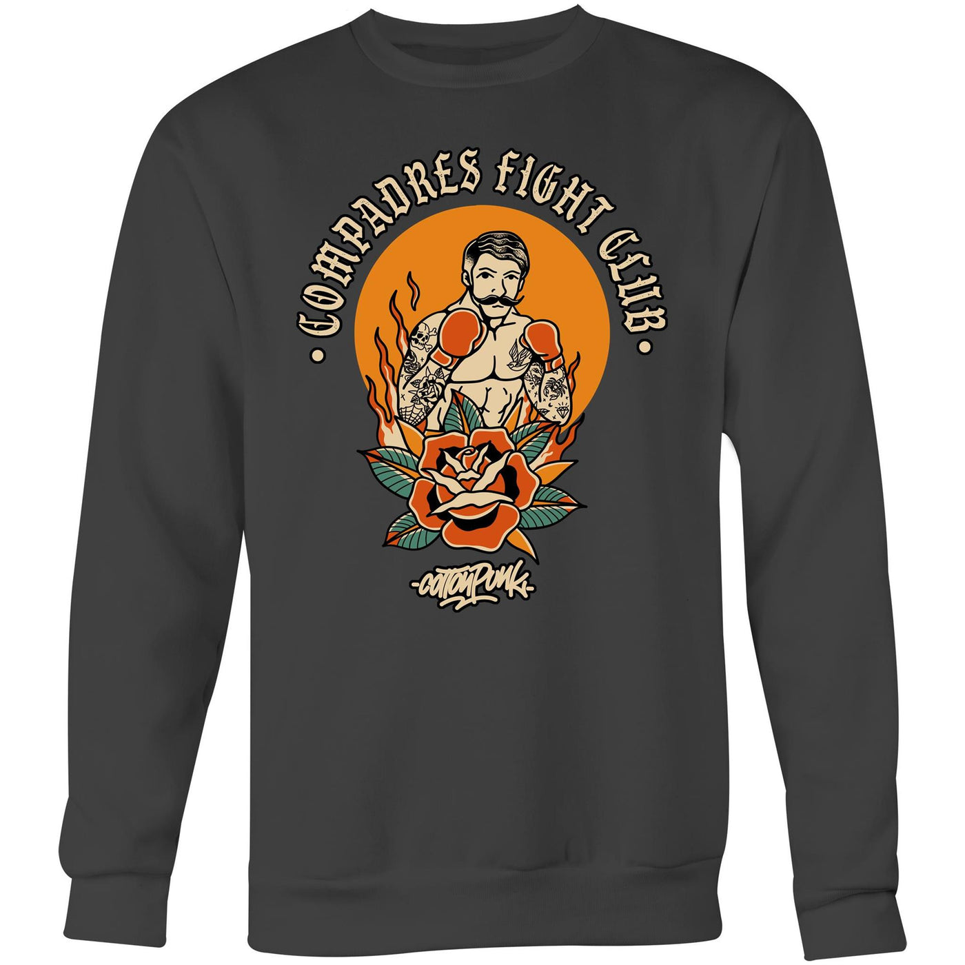 COMPADRES - Mens Sweatshirt - FRONT PRINT