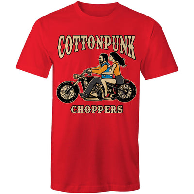 COTTONPUNK CHOPPERS - Mens T-Shirt - FRONT PRINT