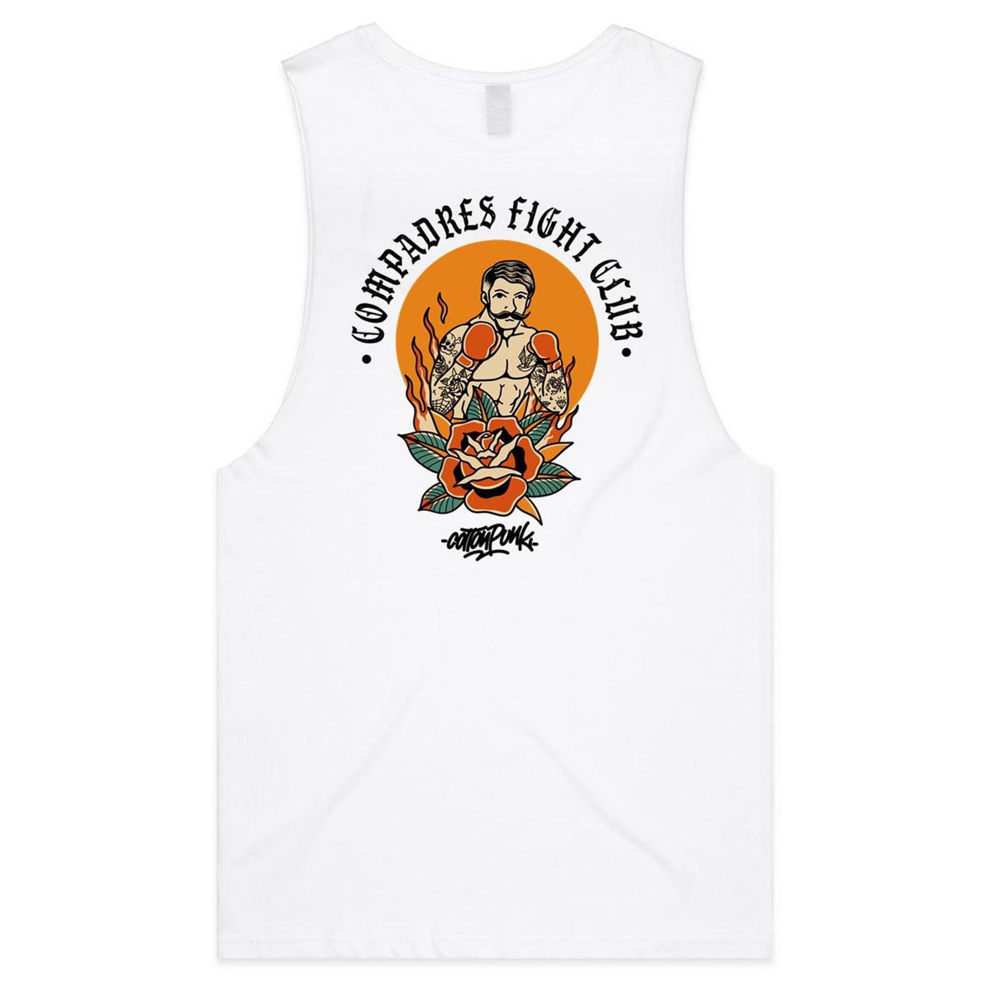 COMPADRES - Mens Sleeveless T-Shirt - BACK PRINT