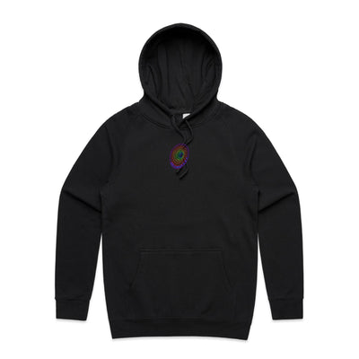 OPEN YOUR MIND - Mens Pocket Hoodie - BACK PRINT