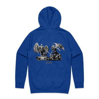 ANGELS & DEMONS - Mens Pocket Hoodie - BACK PRINT