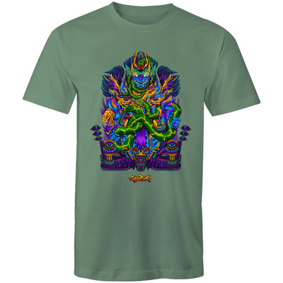 TWISTED SNAKE GOD - Mens T-Shirt - FRONT PRINT