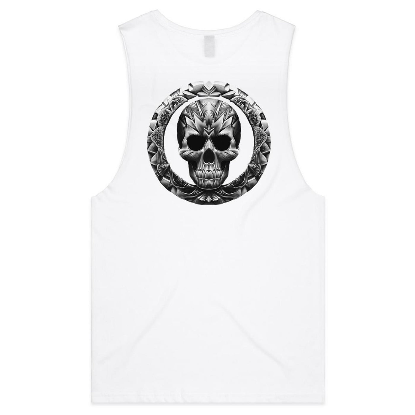 STONE COLD - Mens Sleeveless T-Shirt - BACK PRINT