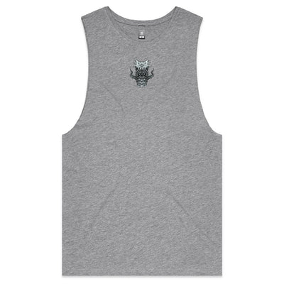 ALMOST HUMAN IV - Mens Sleeveless T-Shirt - BACK PRINT