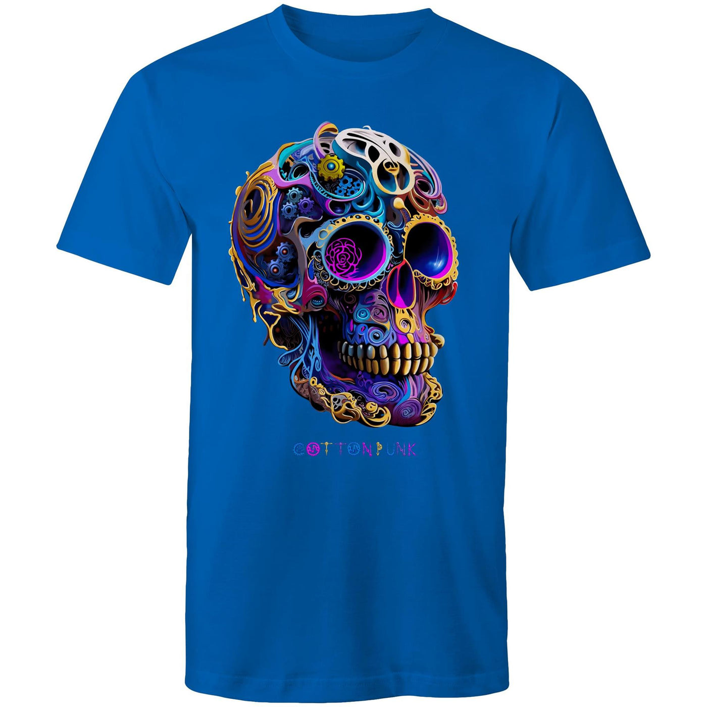 GEARS OF TIME V2 - Mens T-Shirt - FRONT PRINT