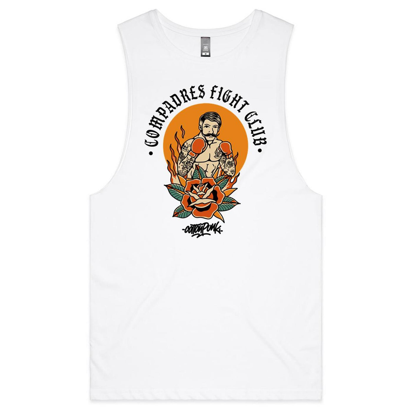 COMPADRES - Mens Sleeveless T-Shirt - FRONT PRINT