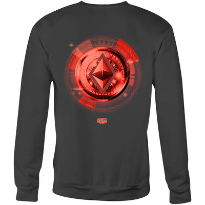 ETHEREUM IV - Mens Sweatshirt - BACK PRINT