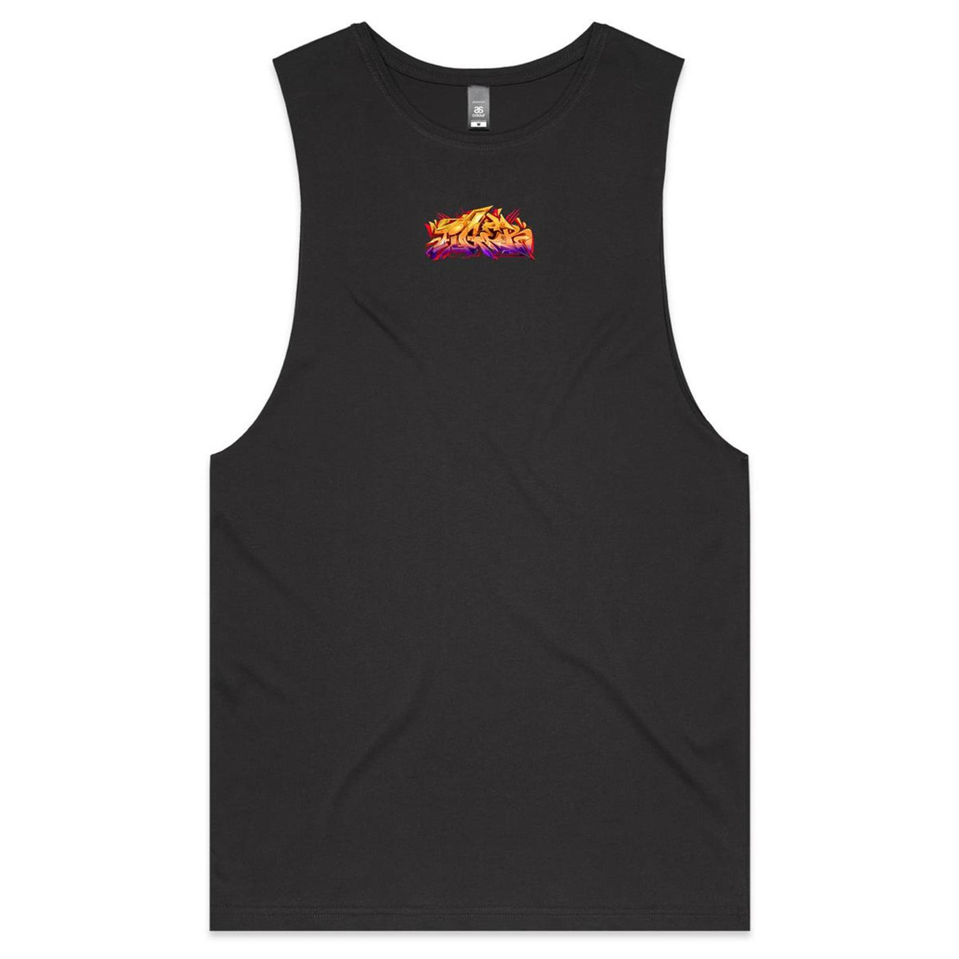 TIGER - Mens Sleeveless T-Shirt - BACK PRINT