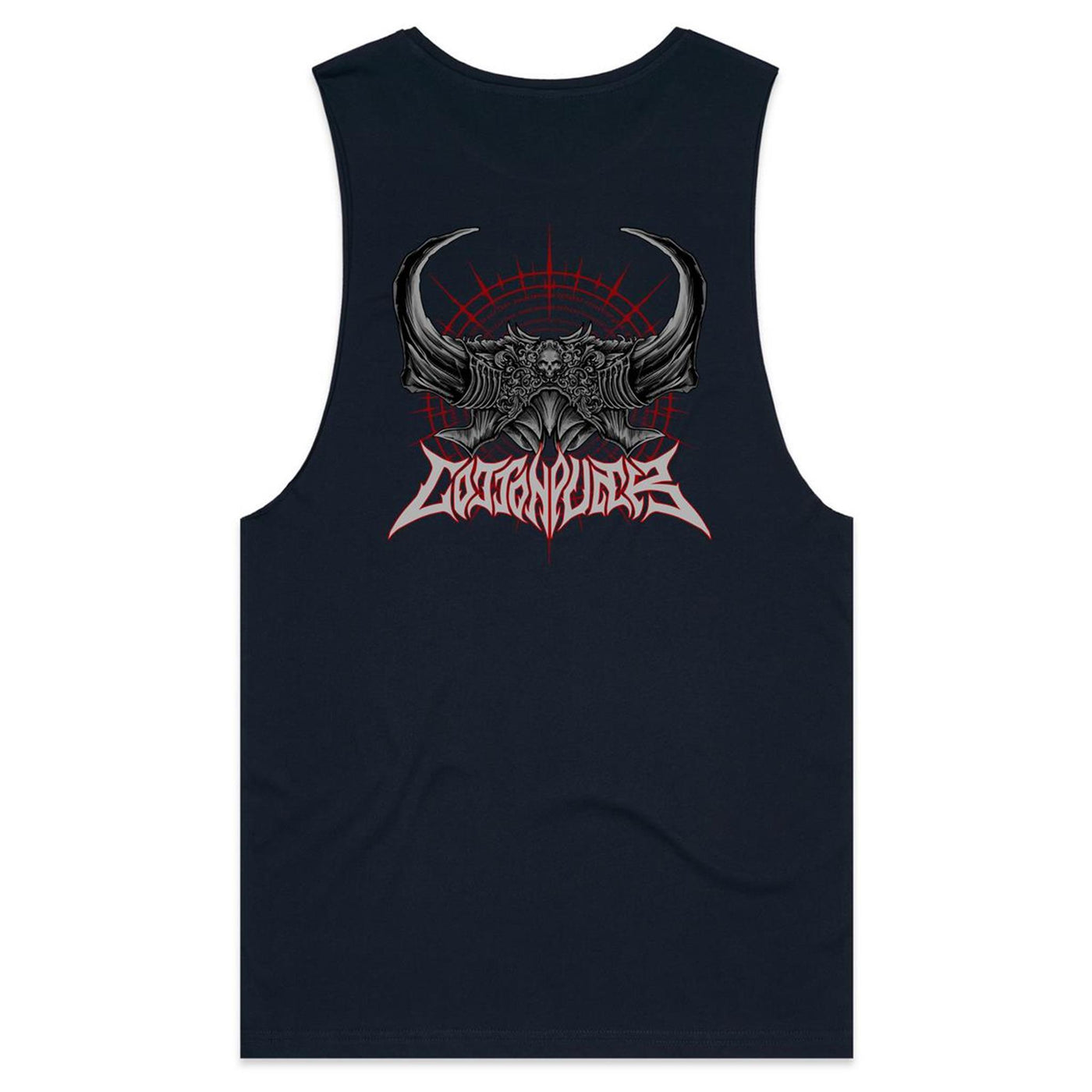 BLACK SPELL - Mens Sleeveless T-Shirt - BACK PRINT