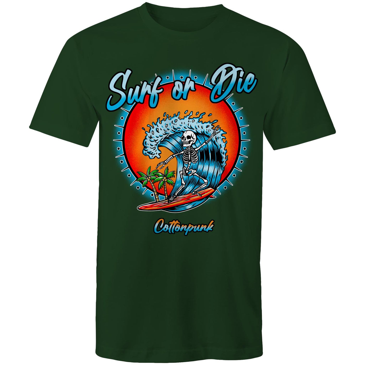 DYING FOR A SURF - Mens T-Shirt - FRONT PRINT