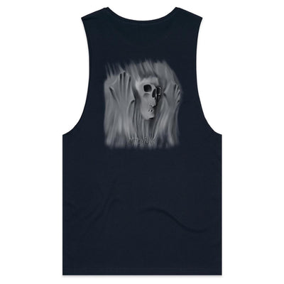 HERE'S JOHNNY - Mens Sleeveless T-Shirt - BACK PRINT