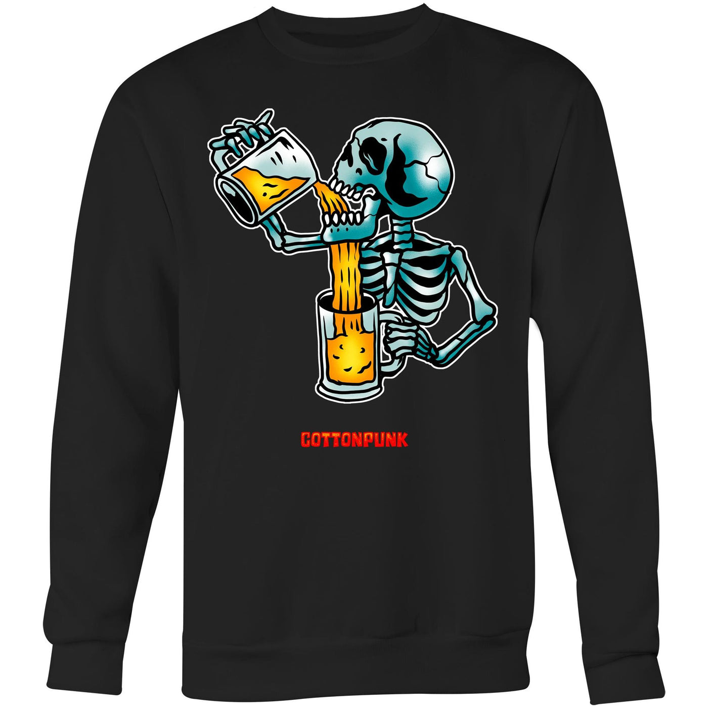 FOREVER HAPPY HOUR - Mens Sweatshirt - FRONT PRINT