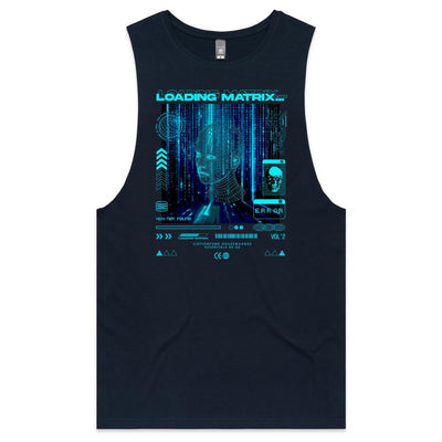 LOADING MATRIX - Mens Sleeveless T-Shirt - FRONT PRINT