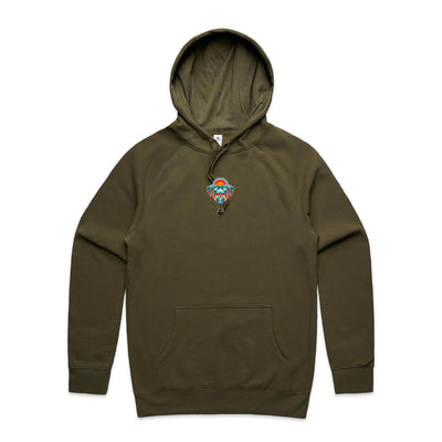 PRAY FOR BETTER TIMES - Mens Pocket Hoodie - BACK PRINT