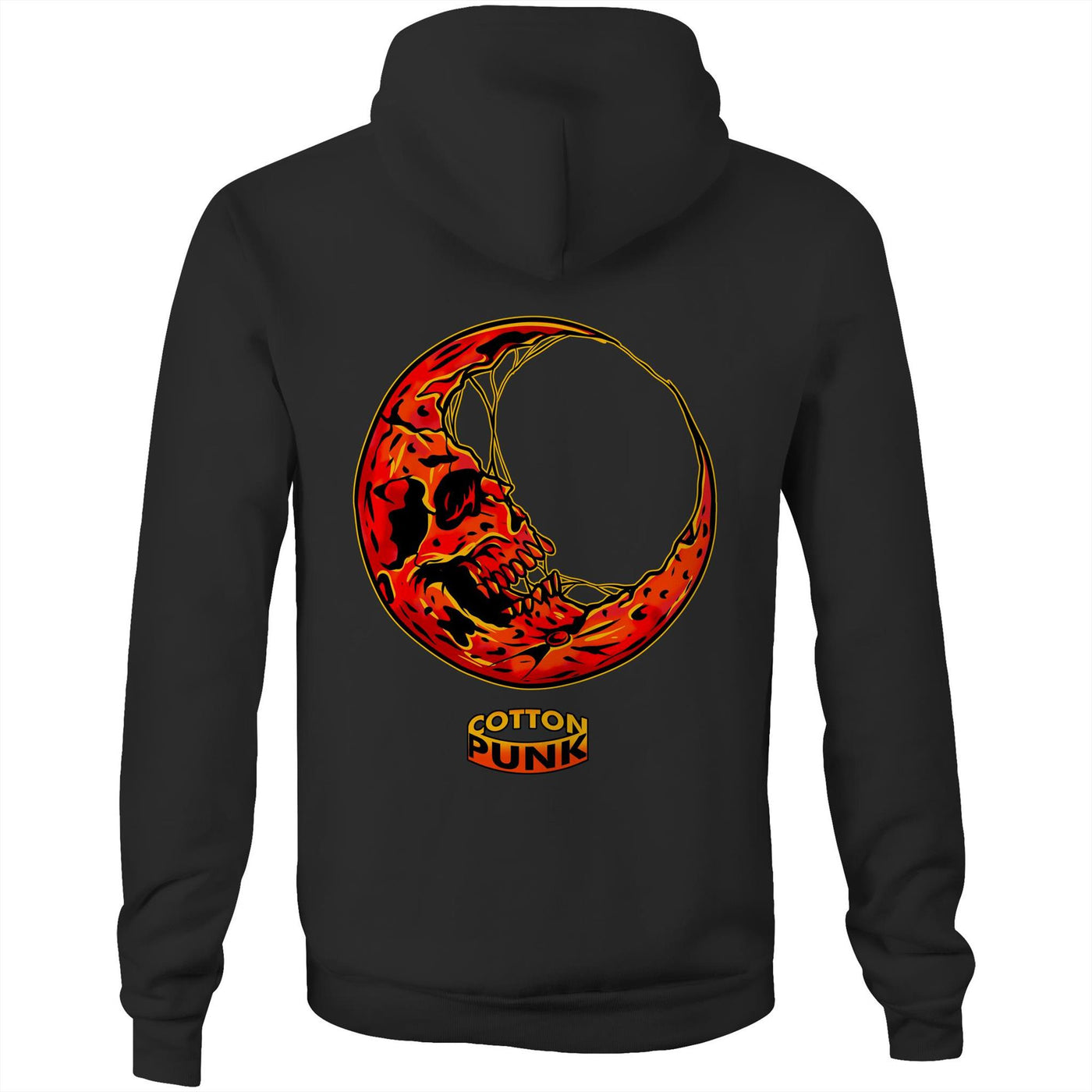 BLOOD MOON - Mens Pocket Hoodie - BACK PRINT