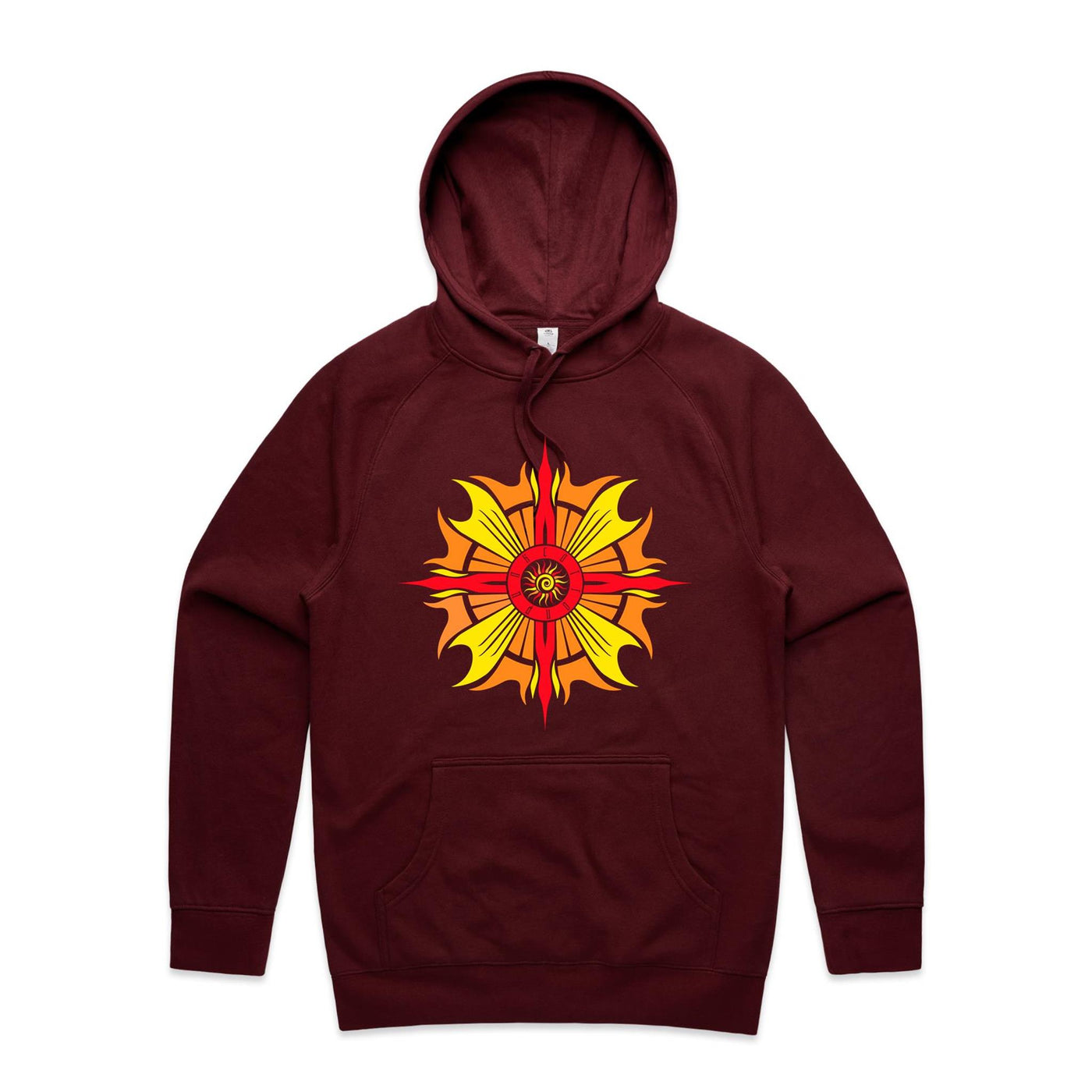 SUNDANCE II - Mens Pocket Hoodie - FRONT PRINT