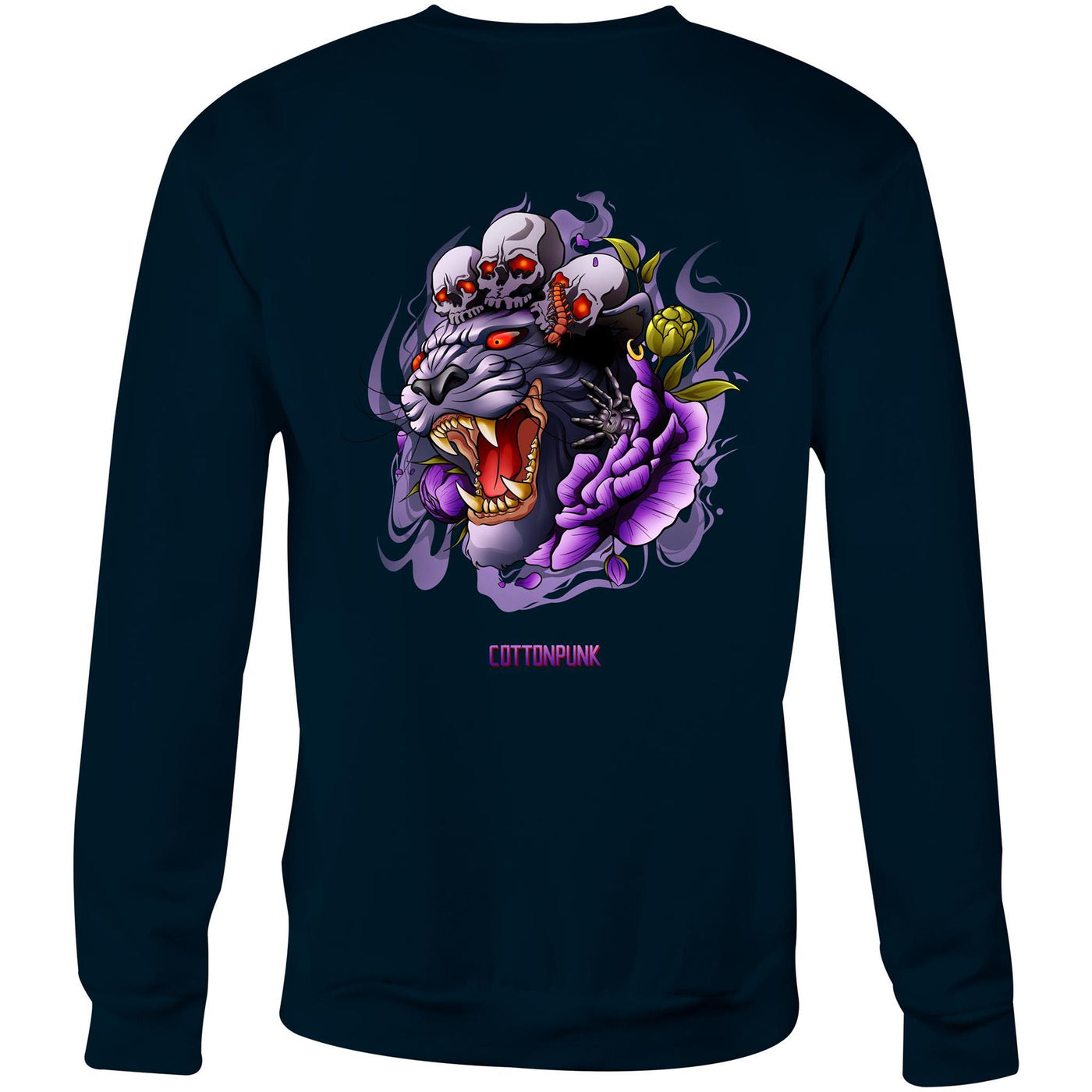 PANTHER - Mens Sweatshirt - BACK PRINT