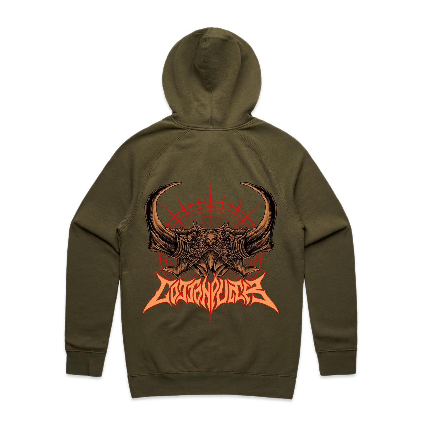 BLACK SPELL IV - Mens Pocket Hoodie - BACK PRINT