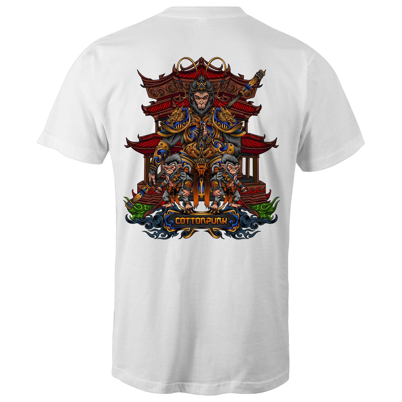 MONKEY KING 2 - Mens T-Shirt - BACK PRINT