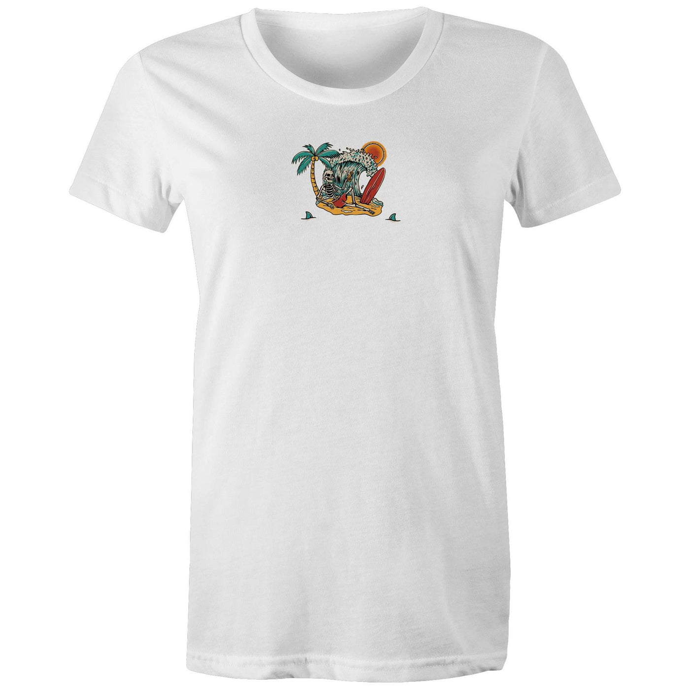 SHAKA (W) - Womens T-Shirt - BACK PRINT