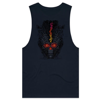 FRAGMENTED DETOX - Mens Sleeveless T-Shirt - BACK PRINT