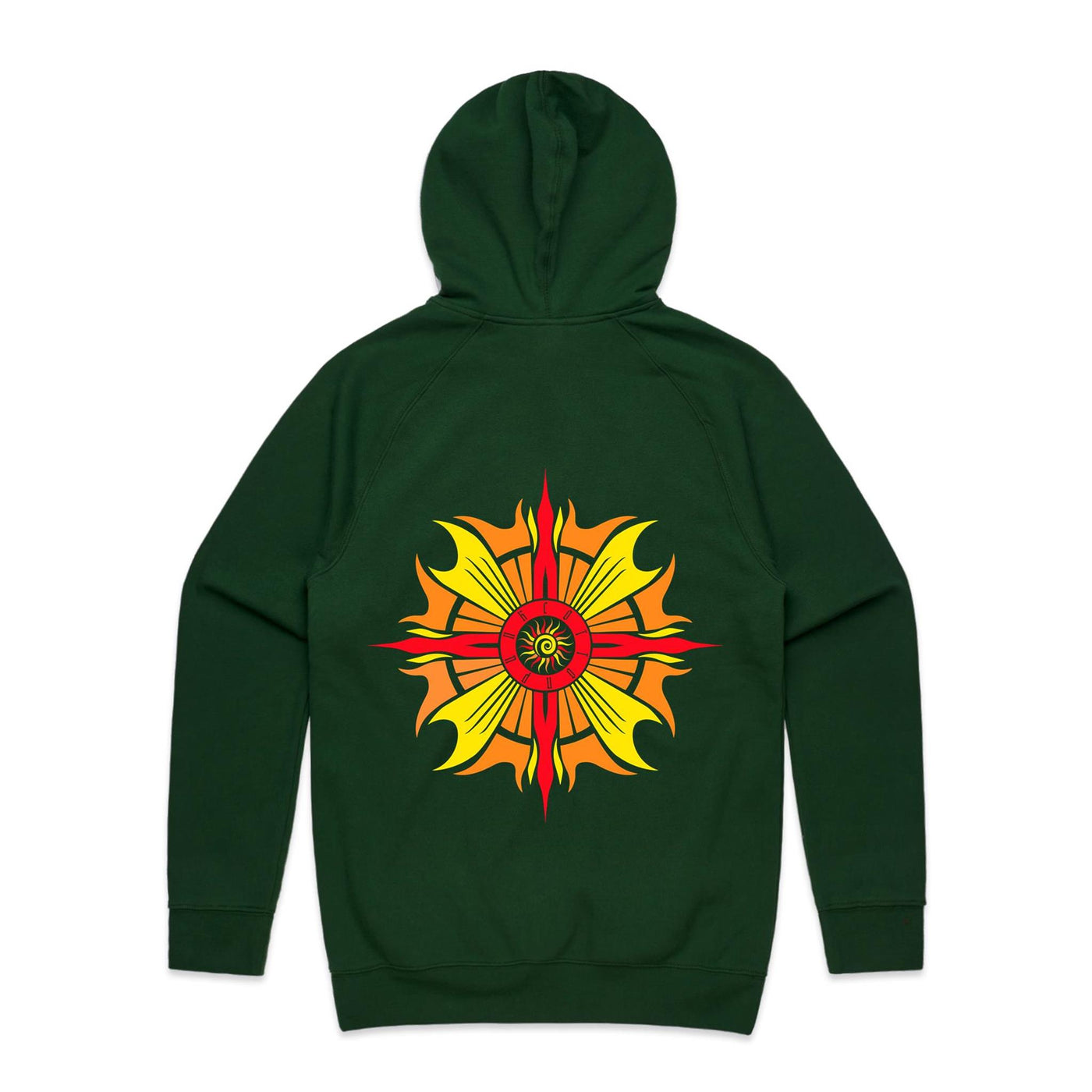 SUNDANCE II - Mens Pocket Hoodie - BACK PRINT