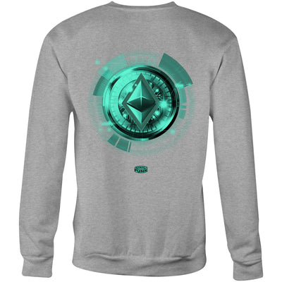 ETHEREUM III - Mens Sweatshirt - BACK PRINT