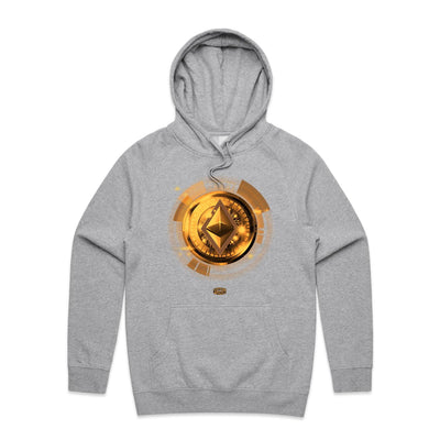 ETHEREUM II - Mens Pocket Hoodie - FRONT PRINT