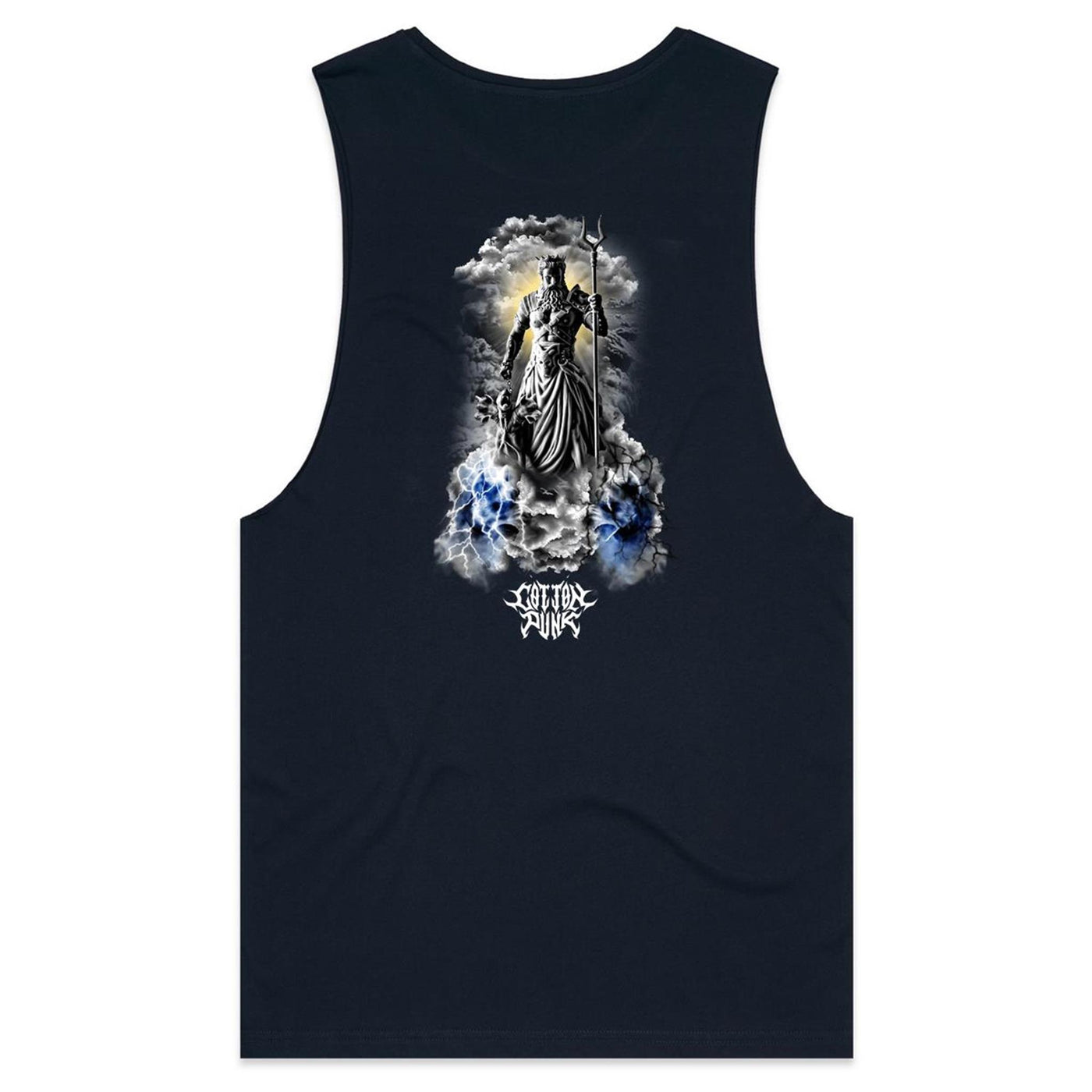 GOD WARRIOR - Mens Sleeveless T-Shirt - BACK PRINT