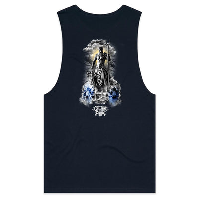 GOD WARRIOR - Mens Sleeveless T-Shirt - BACK PRINT