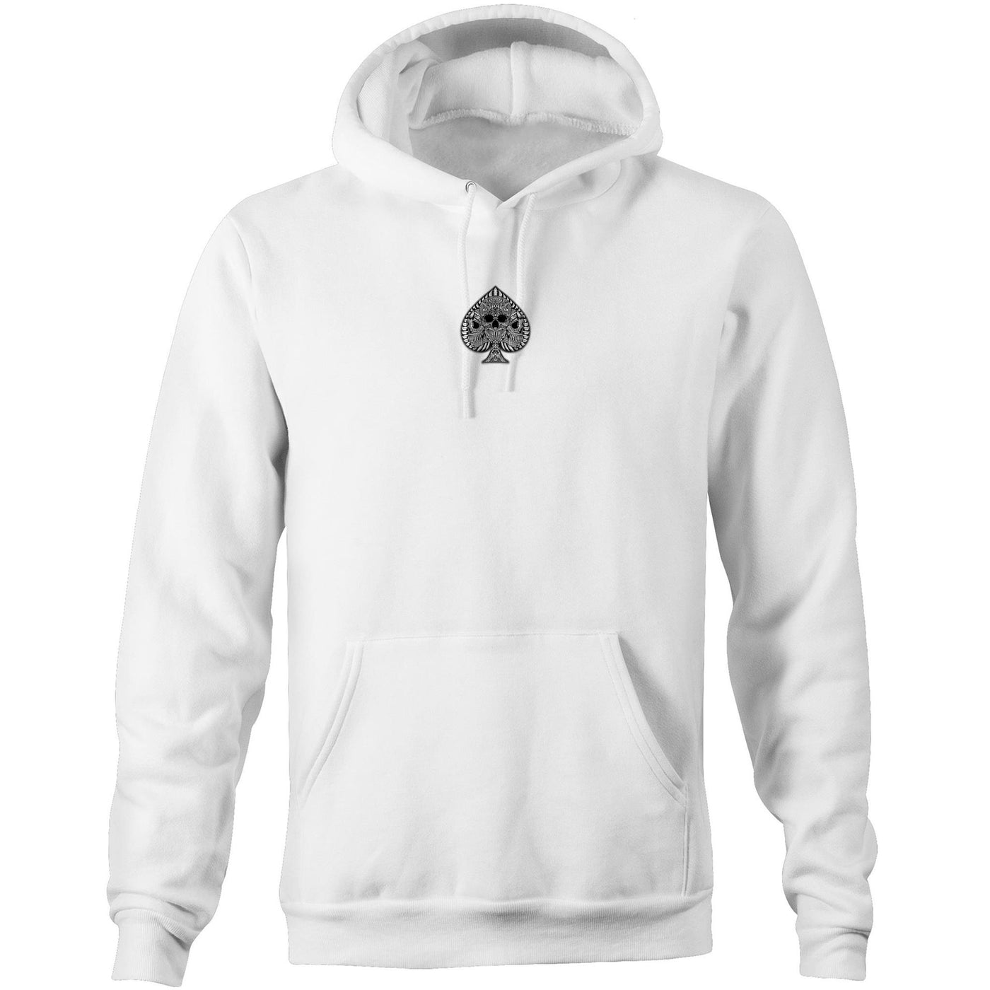 TIME KILLA 2 - Mens Pocket Hoodie - BACK PRINT