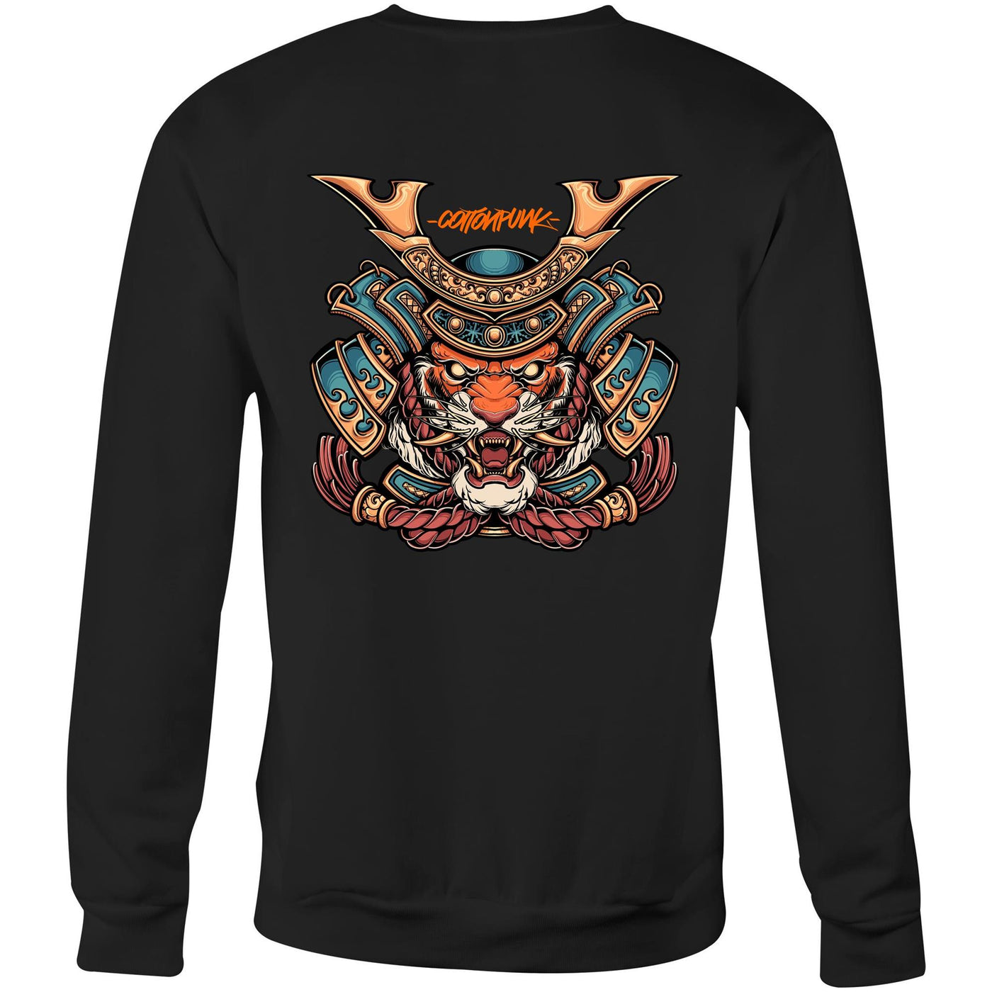 SPIRIT TIGER - Mens Sweatshirt - BACK PRINT