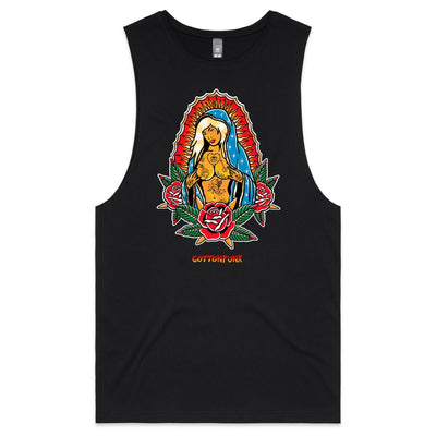 PRAY FOR BETTER TIMES - Mens Sleeveless T-Shirt - FRONT PRINT