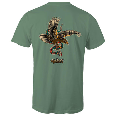 BUZZARD - Mens T-Shirt - BACK PRINT