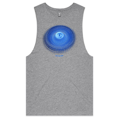 TETHER - Mens Sleeveless T-Shirt - FRONT PRINT