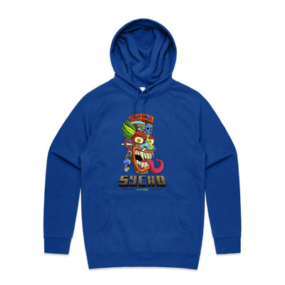 SYCHO - Mens Pocket Hoodie - FRONT PRINT