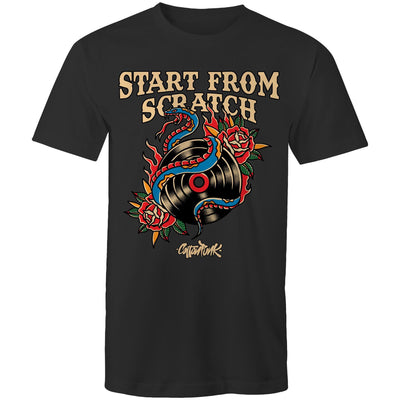 START FROM SCRATCH - Mens T-Shirt - FRONT PRINT