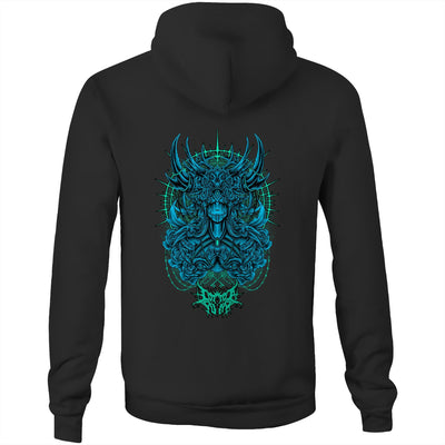 KEYMASTER II - Mens Pocket Hoodie - BACK PRINT