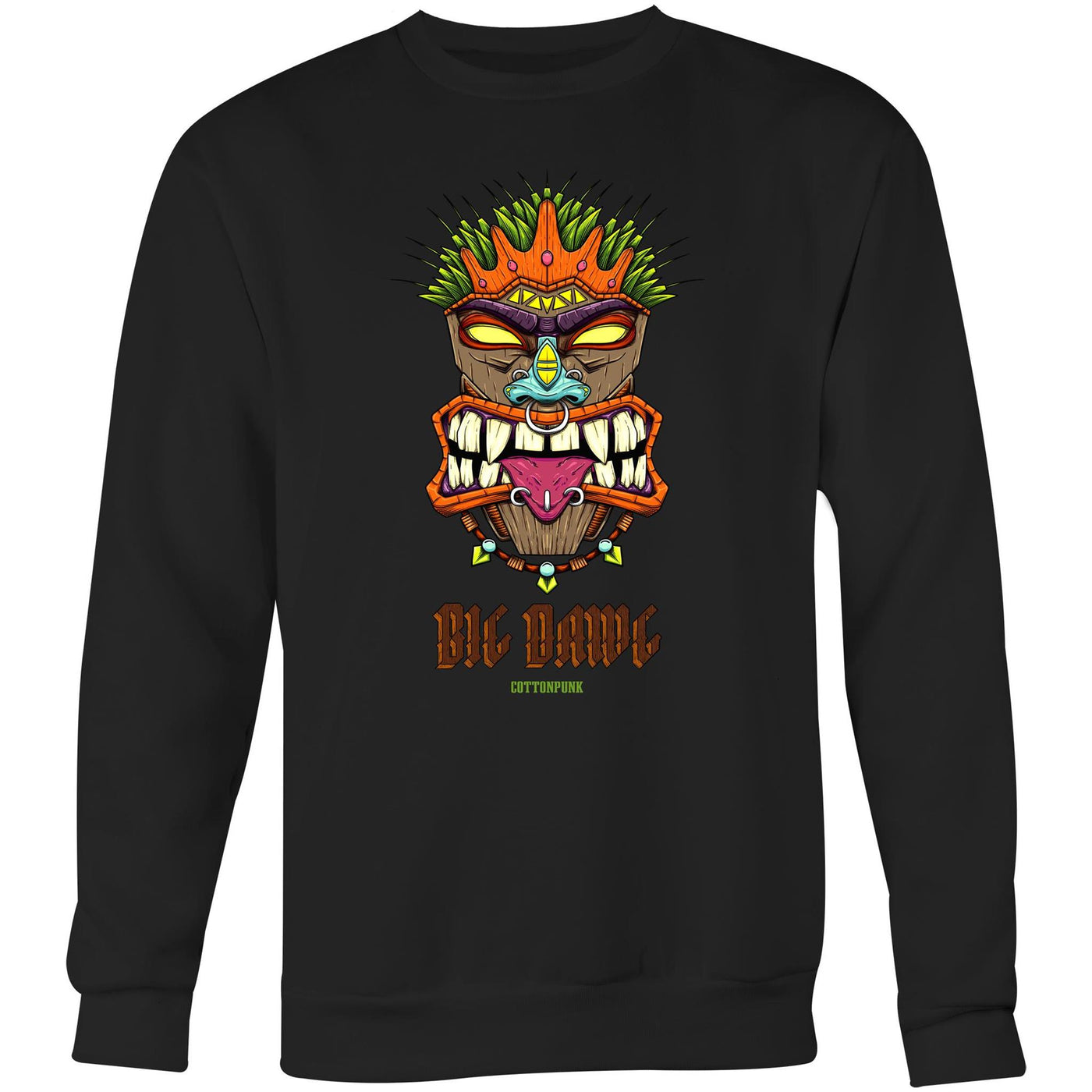 BIG DAWG - Mens Sweatshirt - FRONT PRINT