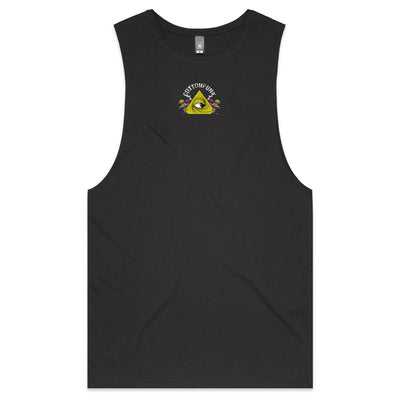 SPACE'D INVADERS - Mens Sleeveless T-Shirt - BACK PRINT