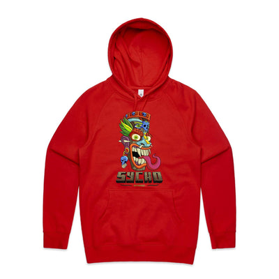 SYCHO - Mens Pocket Hoodie - FRONT PRINT