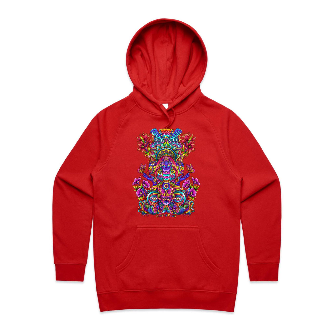 EGO TRIP - Womens Pocket Hoodie - FRONT PRINT