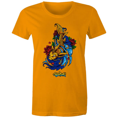 KOI (W) - Womens T-Shirt - FRONT PRINT